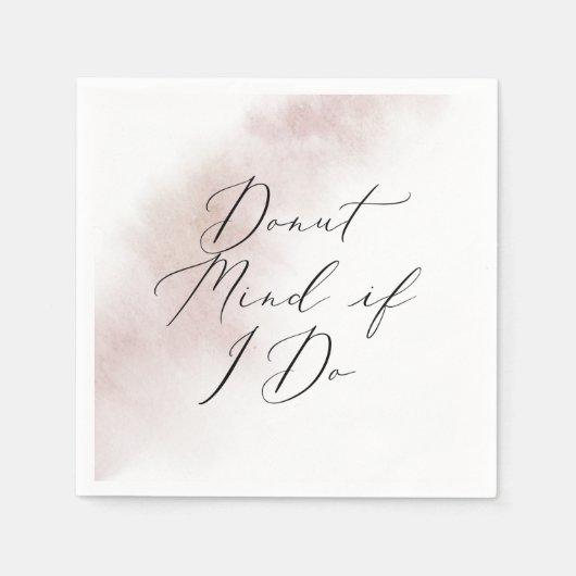 Watercolor Wash | Spüle, wenn ich tue. Serviette (Vorderseite)