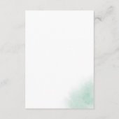 Watercolor Wash | Zeitplan für Grüne Wochen Begleitkarte (Rückseite)