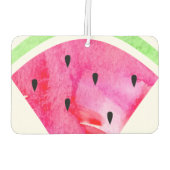 Watercolor Watermelon Autolufterfrischer (Rückseite)