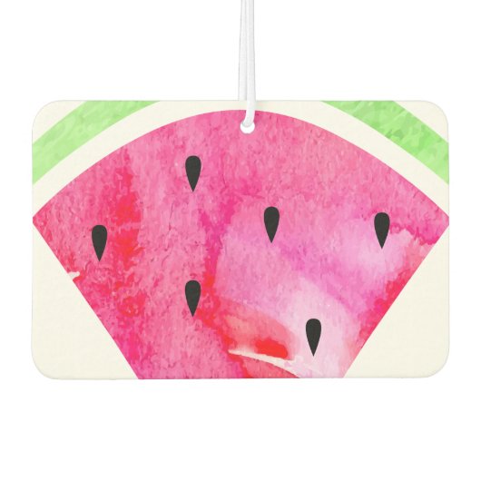 Watercolor Watermelon Autolufterfrischer (Vorderseite)