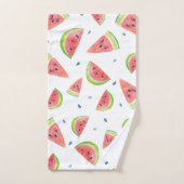 Watercolor Watermelon Badhandtuch Set (Handtuch)