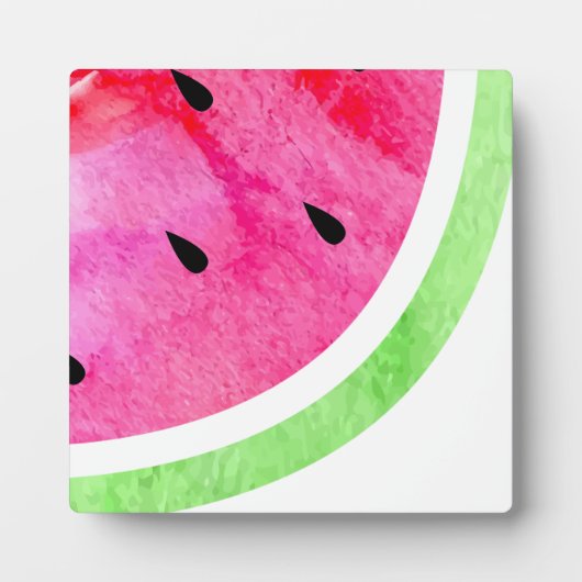 Watercolor Watermelon Fotoplatte (Vorderseite)