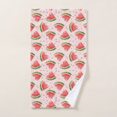 Watercolor Watermelon Frucht Muster Badhandtuch Set