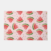 Watercolor Watermelon Frucht Muster Fußmatte (Vorderseite)