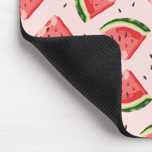 Watercolor Watermelon Frucht Muster Mousepad (Ecke)