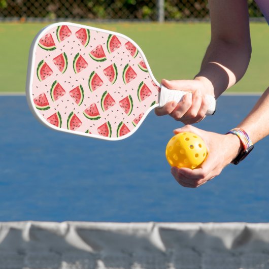 Watercolor Watermelon Frucht Muster Pickleball Schläger (InSitu)