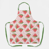 Watercolor Watermelon Frucht Muster Schürze (Vorderseite)