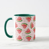 Watercolor Watermelon Frucht Muster Tasse (Links)