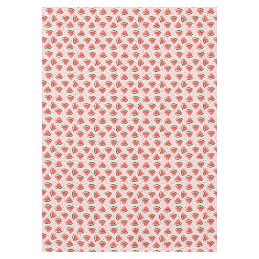 Watercolor Watermelon Frucht Muster Tischdecke (Vorderseite)