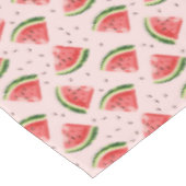 Watercolor Watermelon Frucht Muster Tischdecke (Schrägansicht)