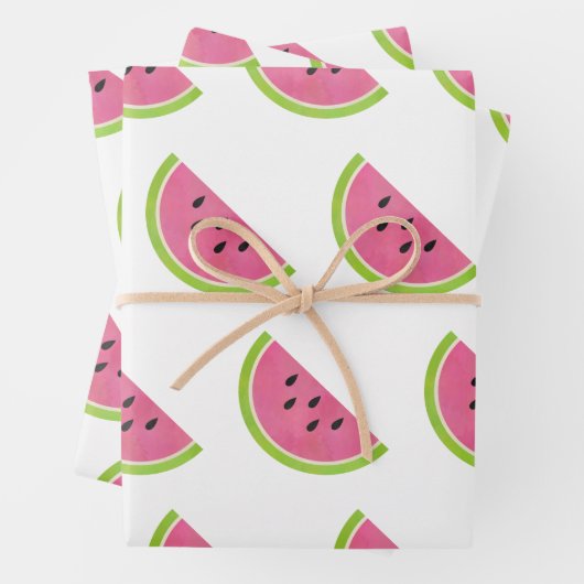Watercolor Watermelon Geschenkpapier Set (Beispiel)
