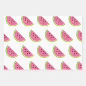 Watercolor Watermelon Geschenkpapier Set (Vorderseite)
