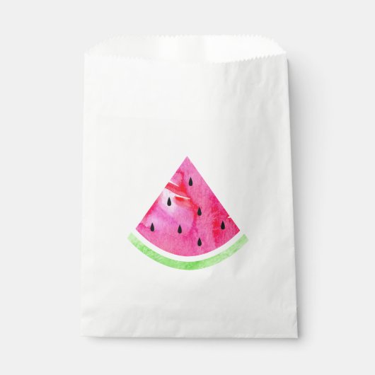 Watercolor Watermelon Geschenktütchen (Vorderseite)