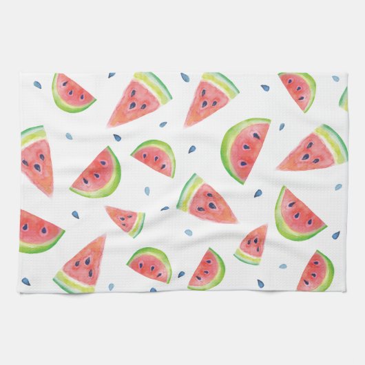 Watercolor Watermelon Geschirrtuch (Horizontal)