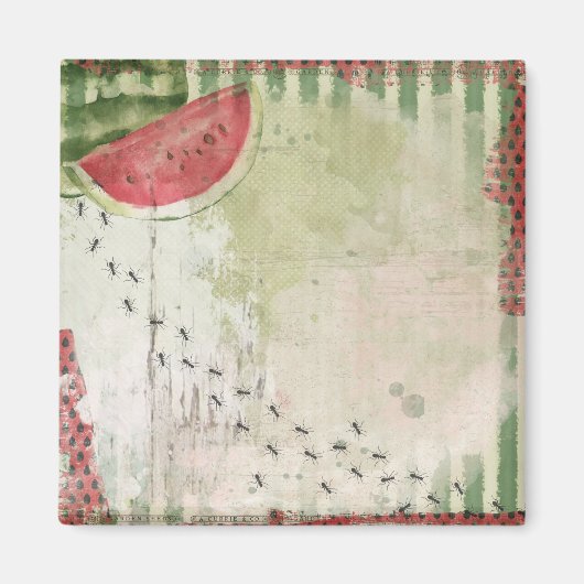 WATERCOLOR WATERMELON MAGNET (Vorne)