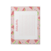 Watercolor Watermelon Notizblock (Rotiert)