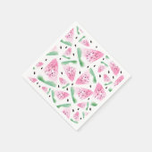 Watercolor Watermelon Serviette (Ecke)