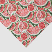 Watercolor Watermelon Slice Muster Decoupage Seidenpapier (Ausschnitt)