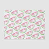 Watercolor Watermelone Herzstück Pattern Seidenpapier (Vorderseite)