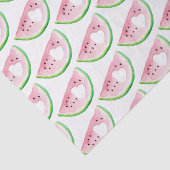 Watercolor Watermelone Herzstück Pattern Seidenpapier (Ausschnitt)