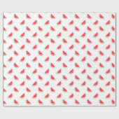 Watercolor Watermelone Muster Geschenkpapier (Flach)