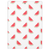 Watercolor Watermelone Muster Klemmbrett (Rückseite)