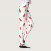 Watercolor Watermelone Muster Leggings (Rechts)