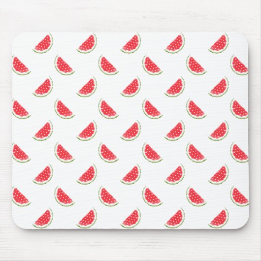 Watercolor Watermelone Muster Mousepad (Vorne)