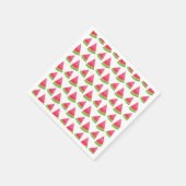 Watercolor Watermelone Muster Serviette (Ecke)