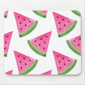 Watercolor Watermelone Wedge Pattern Mousepad (Vorne)
