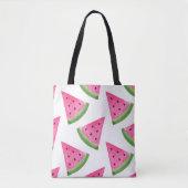 Watercolor Watermelone Wedge Pattern Tasche (Vorderseite)