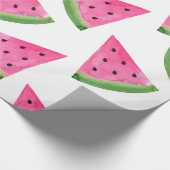Watercolor Watermelone Wedges Geschenkpapier (Ecke)