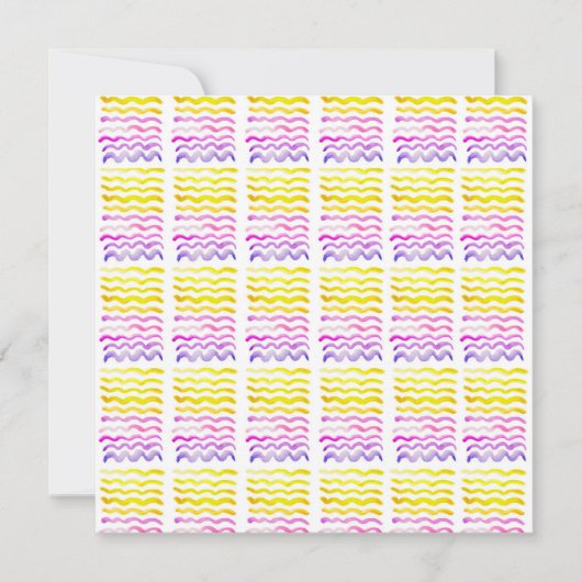 Watercolor Wave Design (Vorderseite)