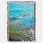 Watercolor Waves  Decke (Vorderseite Vertikal)
