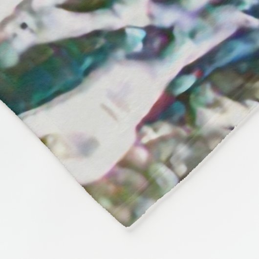 Watercolor Waves  Fleecedecke (Ecke)