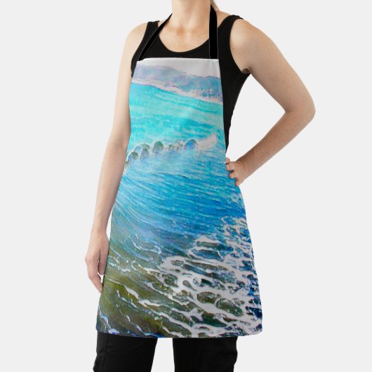 Watercolor Waves  Schürze (InSitu)