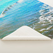 Watercolor Waves Sherpadecke (3/4)