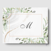 Watercolor Wedding Guest Book Gästebuch (Rückseite)