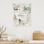 Watercolor Wedding Memory Keepake Poster<br><div class="desc">Personalisierte Wandkunst, dass das neue Paar absolut Liebe. In atemberaubenden Aquarellszenen werden die Highlights ihrer Liebe vom ersten Tag bis zum Hochzeitstag vorgestellt. Immer ein Treffer, egal welcher Empfänger. Bestellen Sie noch heute dieses besondere Geschenk! Wir können Ihnen ein fachlich personalisiertes Geschenk machen, das sofort erbwürdig ist. Hang es auf!...</div>