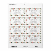 Watercolor Weihnachtsgebäck Traditionell elegant (Vorne)