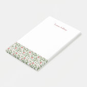 Watercolor-Weihnachtslaub-Post-it-Notizen Post-it Klebezettel (angewinkelt)