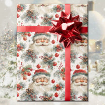 Watercolor Weihnachtsmann Weihnachten Hütte