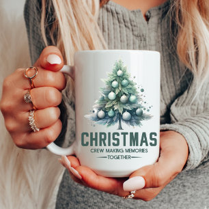 Watercolor-Weihnachtsteam-Tasse für Kollegen Kaffeetasse