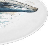 Watercolor Whale Wonder Schneidebrett (Ecke)