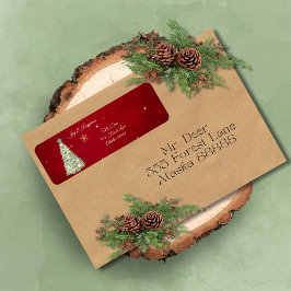 Watercolor Whimscial Christmas Tree