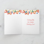 Watercolor Whimsical der Großtochter zum Geburtsta Karte (Innenseite)