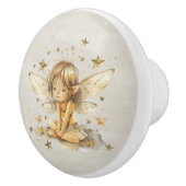 Watercolor Whimsical Fairy Keramikknauf (Rechts)