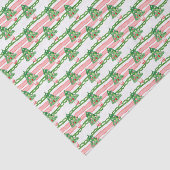 Watercolor Whimsical Striped Christmas Trees Seidenpapier (Ausschnitt)