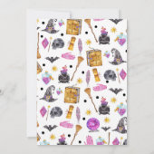 Watercolor Whimsisches Party Einladung (Rückseite)