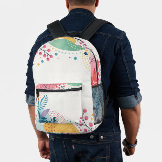 Watercolor Whimsy Bedruckter Rucksack